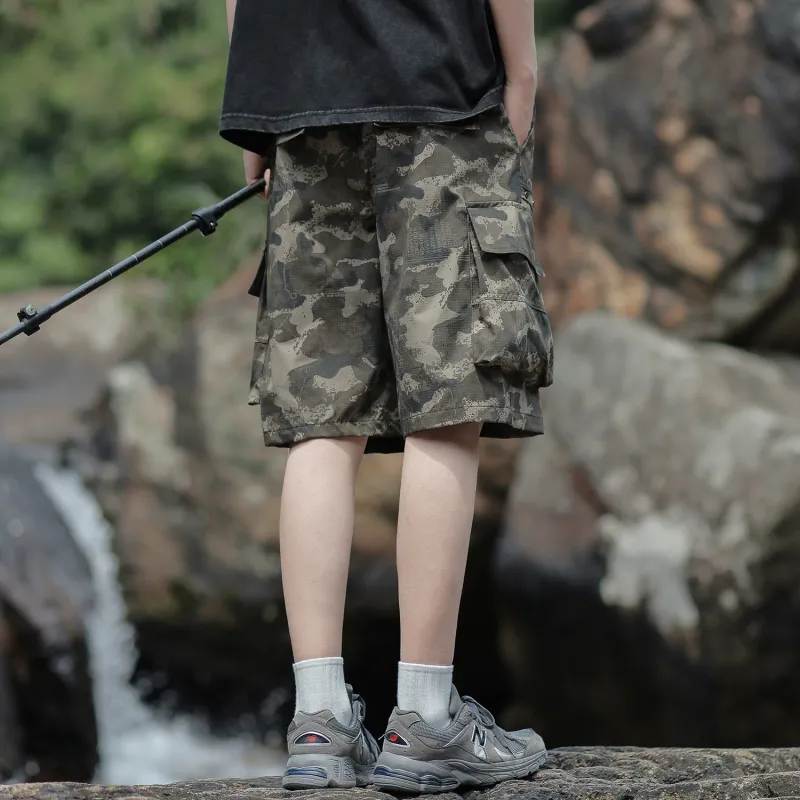 Yiwen Cargo Shorts Unisex-3