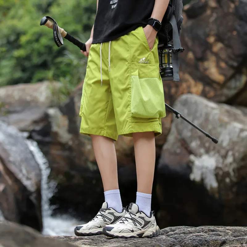 Yiwen Cargo Shorts Unisex-14