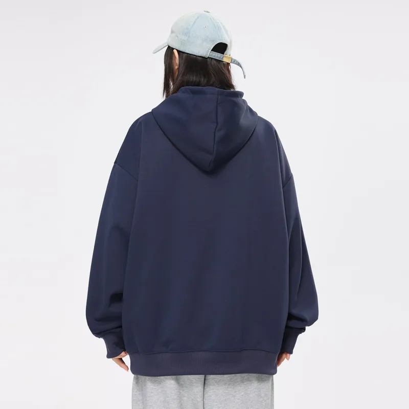Yiwen Sweatshirt Unisex Navy Blue-3