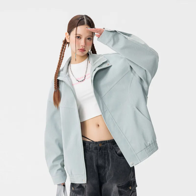 Yiwen Leather Jackets Unisex-19