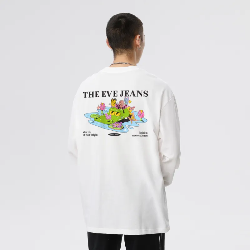 Yiwen Long Sleeved T Shirts Unisex-4