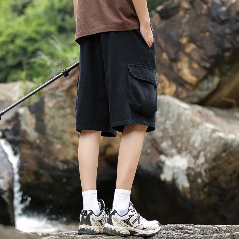 Yiwen Cargo Shorts Unisex-3