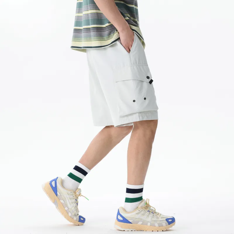Yiwen Cargo Shorts Unisex-13