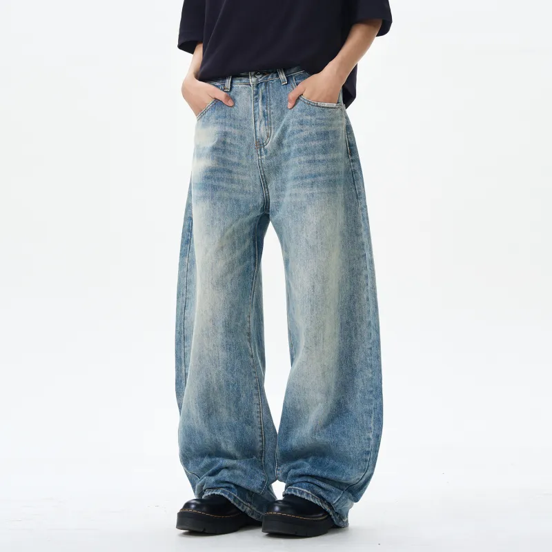 Yiwen Jeans Unisex Blue-2