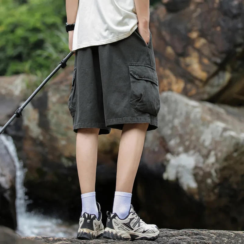 Yiwen Cargo Shorts Unisex-7