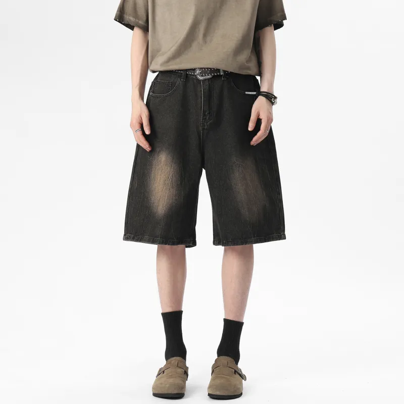 Yiwen Denim Shorts Unisex-8