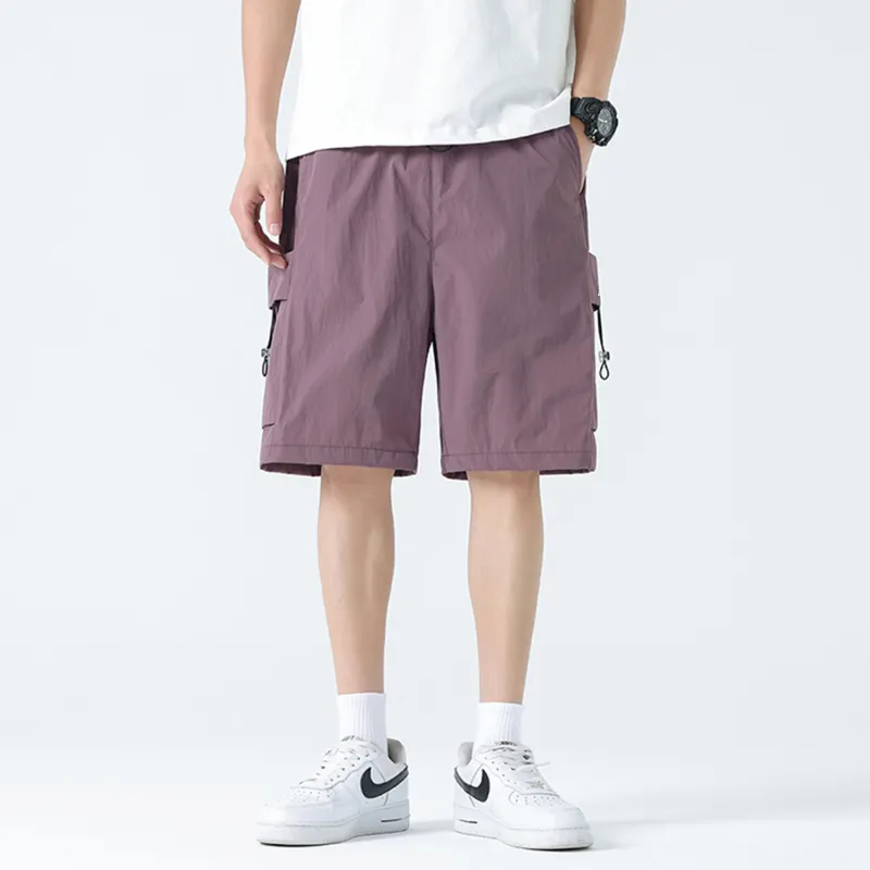 Yiwen Cargo Shorts Unisex-17