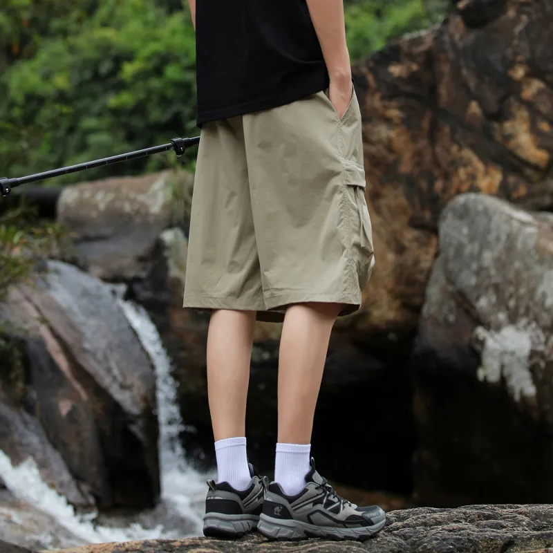 Yiwen Cargo Shorts Unisex-11