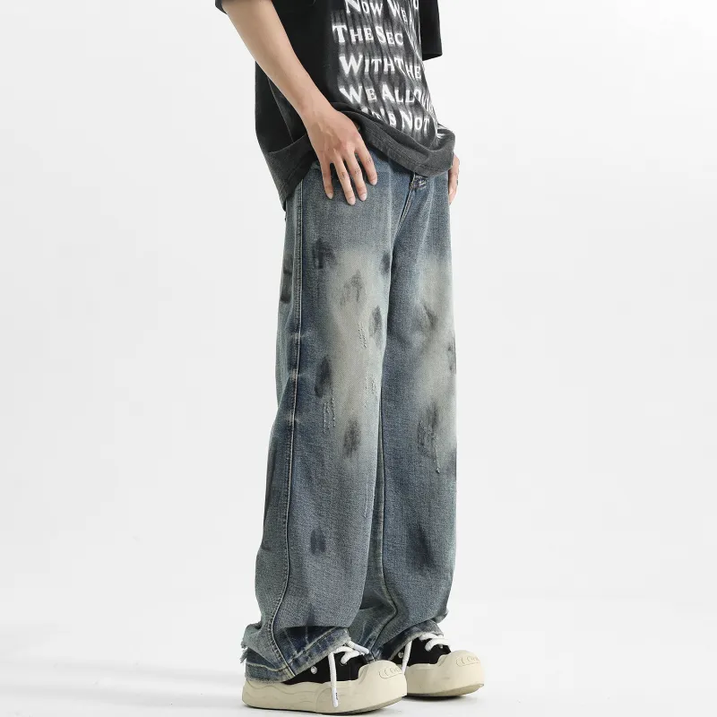 Yiwen Jeans Unisex Blue-2