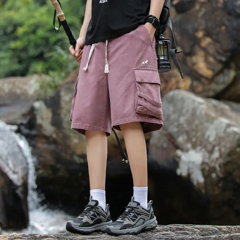 Yiwen Cargo Shorts Unisex-14