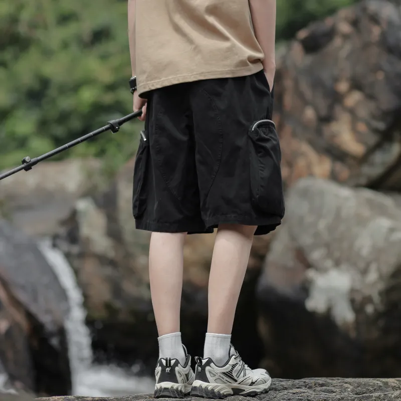 Yiwen Cargo Shorts Unisex-3