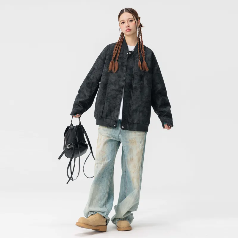 Yiwen Leather Jackets Unisex-4