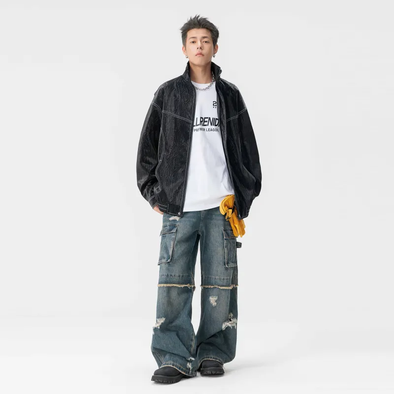 Yiwen Leather Jackets Unisex-4