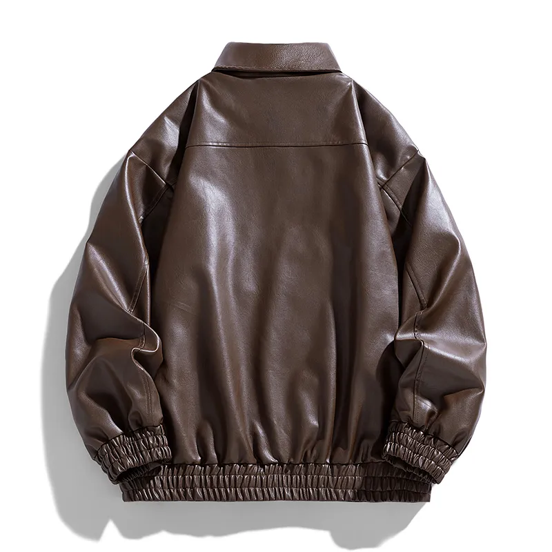 Yiwen Leather Jackets Unisex-5