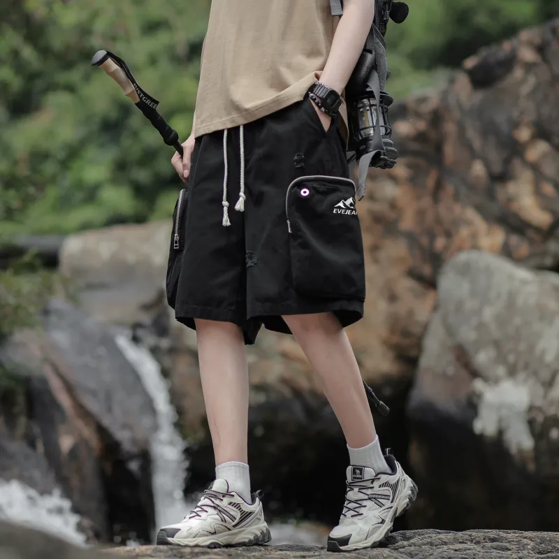 Yiwen Cargo Shorts Unisex-2