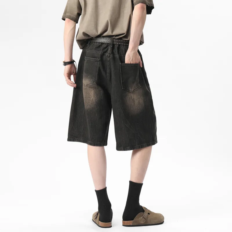 Yiwen Denim Shorts Unisex-11