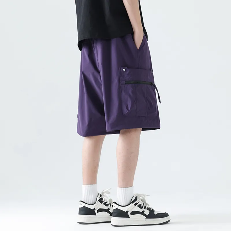 Yiwen Cargo Shorts Unisex-15