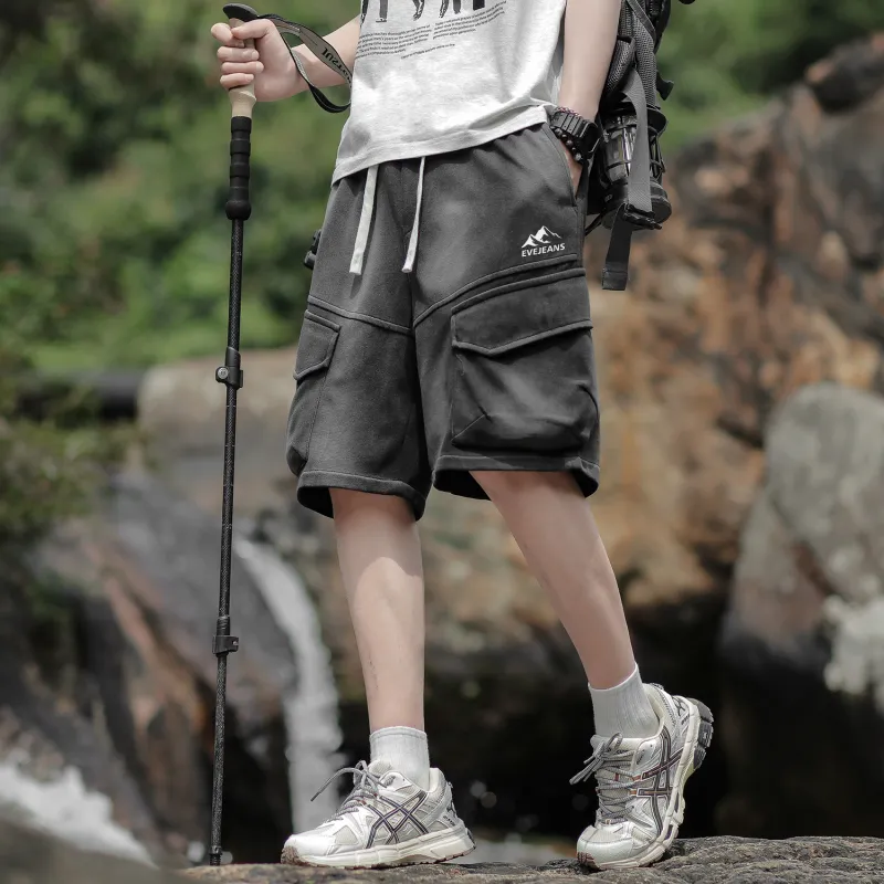Yiwen Cargo Shorts Unisex-2