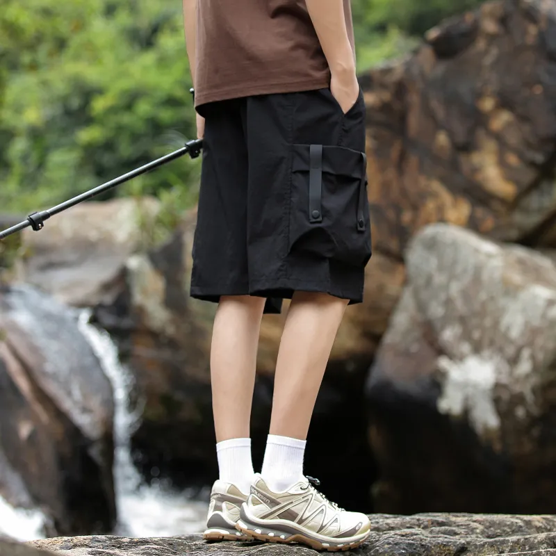 Yiwen Cargo Shorts Unisex-3