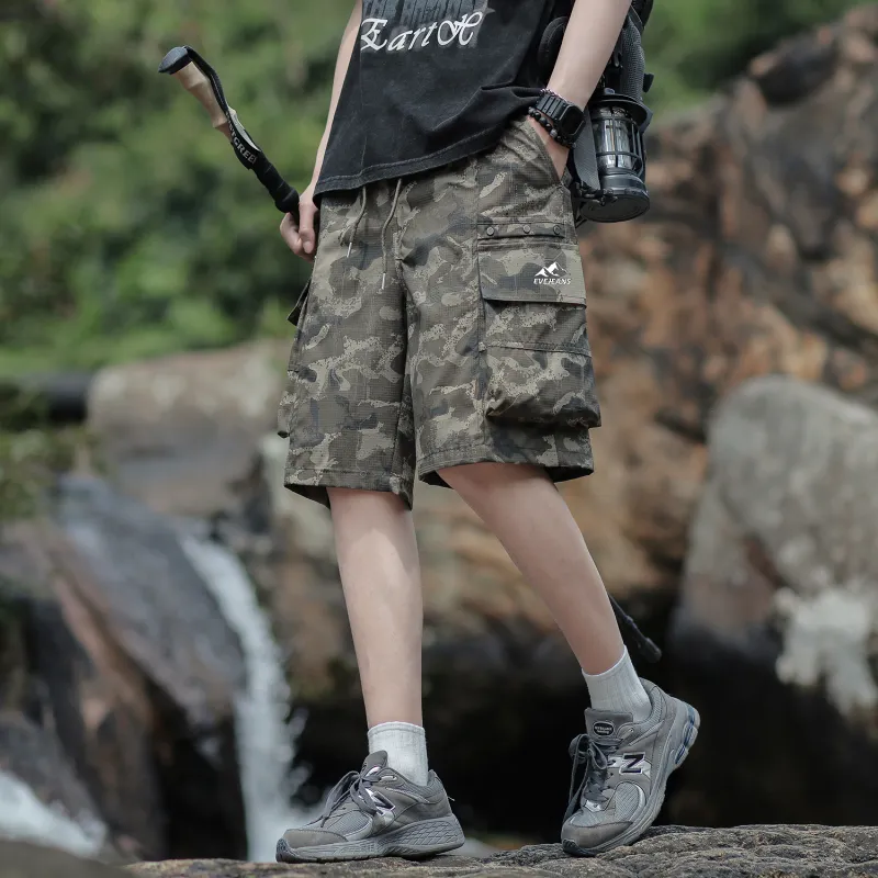 Yiwen Cargo Shorts Unisex-2