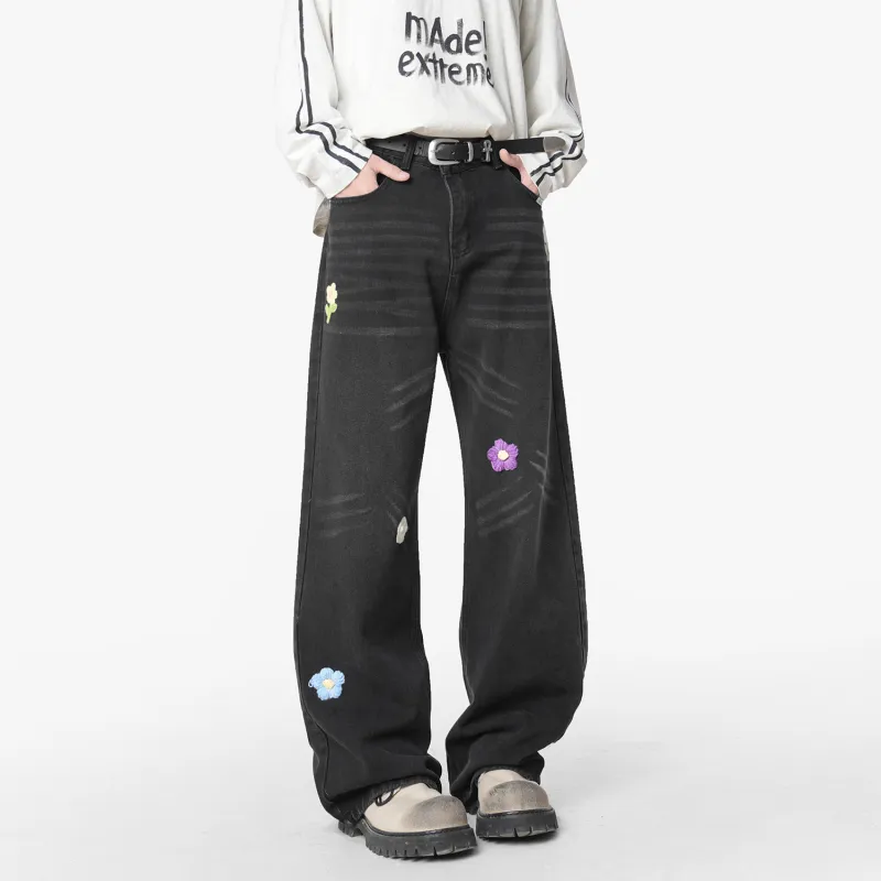 Yiwen Jeans Unisex-5