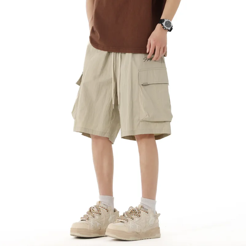 Yiwen Cargo Shorts Unisex-14