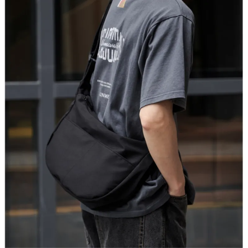 XOKY Oxford Dumpling Bag Crossbody Bag Regular Unisex White/Black-3
