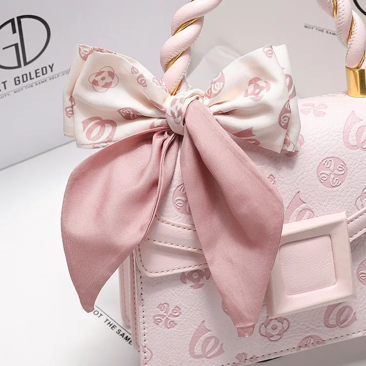 XOKY PU Handbag Regular Unisex Frosted Pink-3