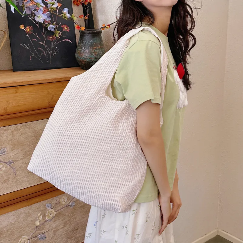 XOKY Fabric Tote Bag, Shoulder Bag Women's Multicolor-9
