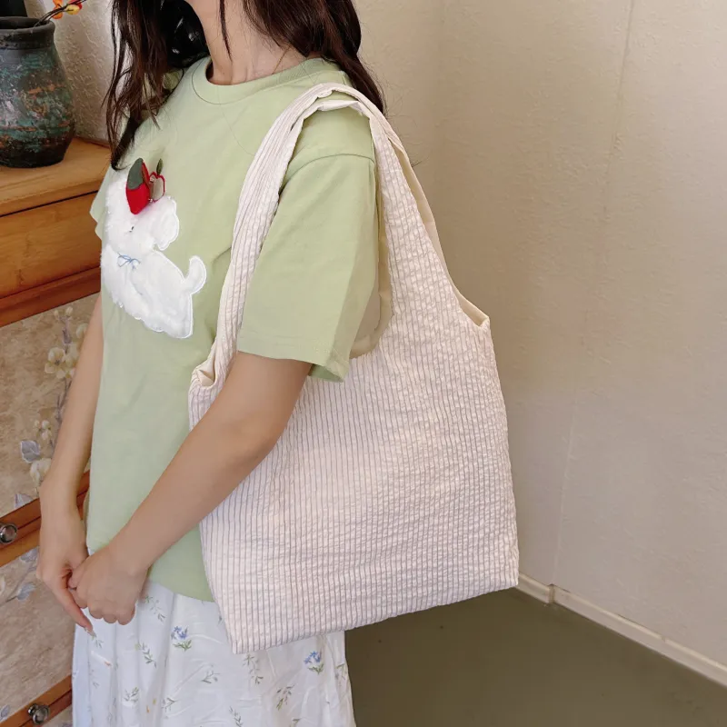 XOKY Fabric Tote Bag, Shoulder Bag Women's Multicolor-10