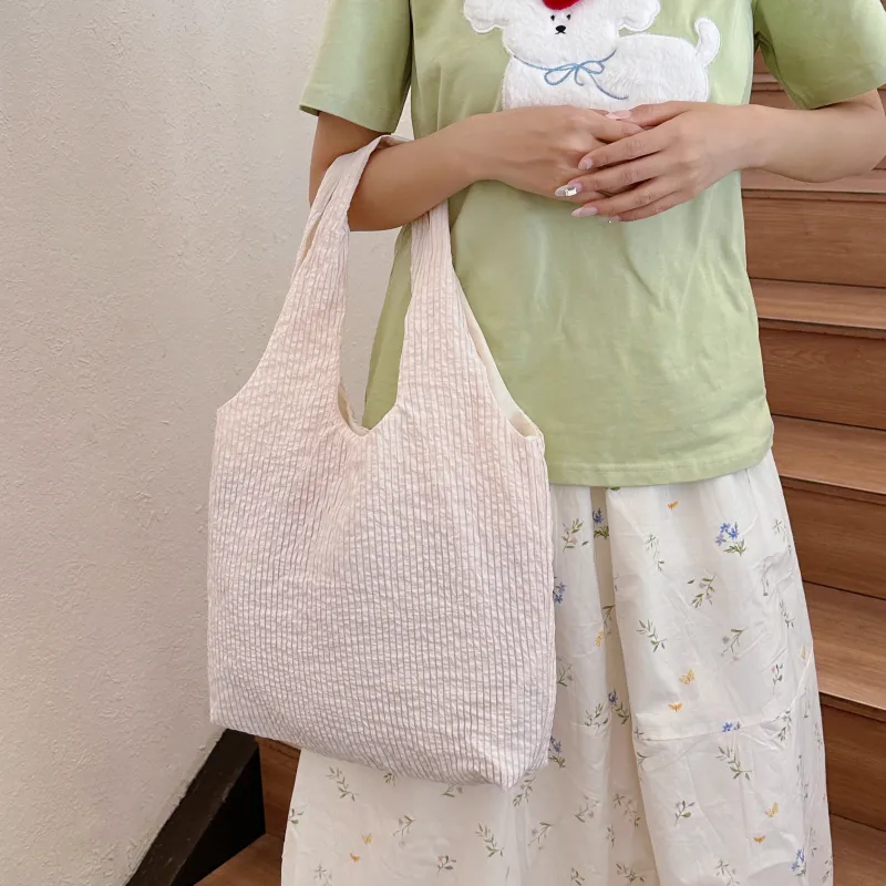 XOKY Fabric Tote Bag, Shoulder Bag Women's Multicolor-6