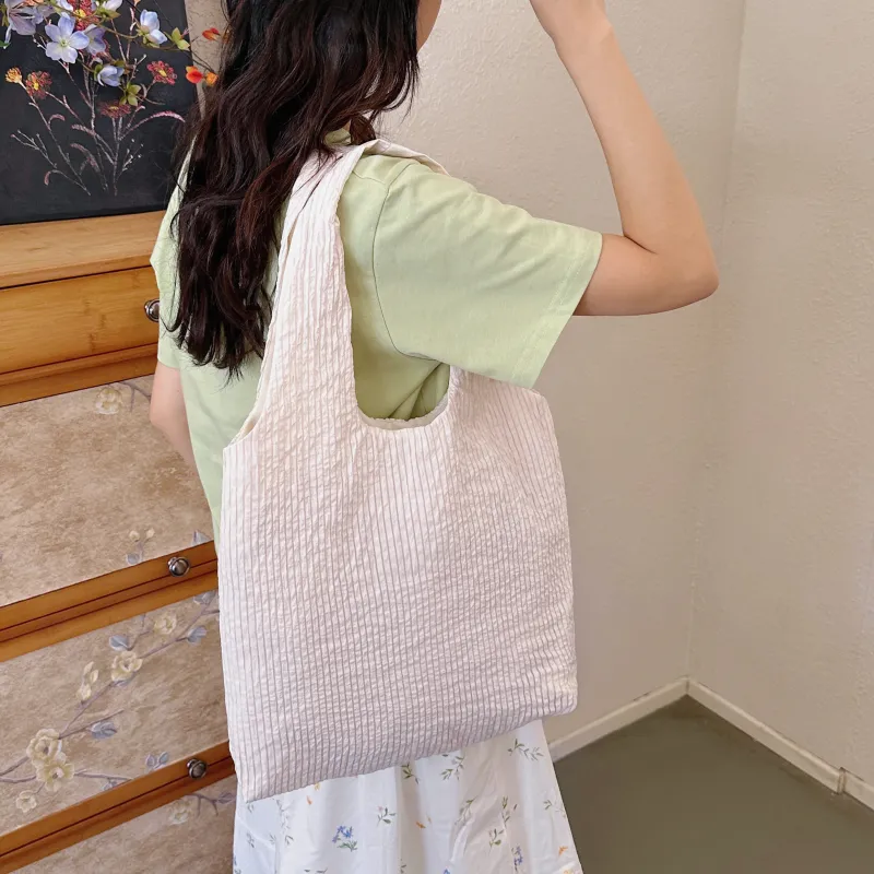 XOKY Fabric Tote Bag, Shoulder Bag Women's Multicolor-7