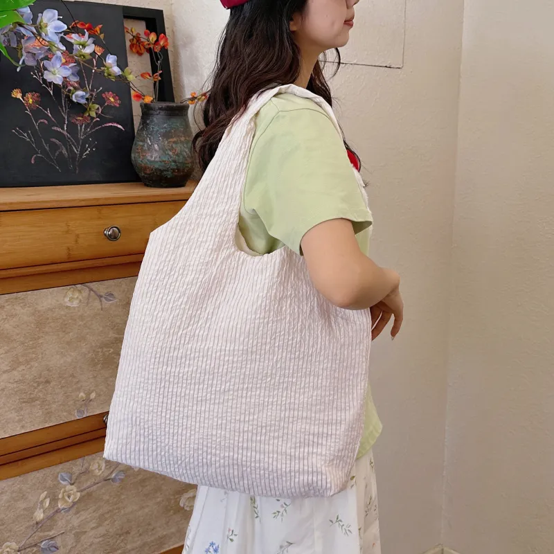 XOKY Fabric Tote Bag, Shoulder Bag Women's Multicolor-8