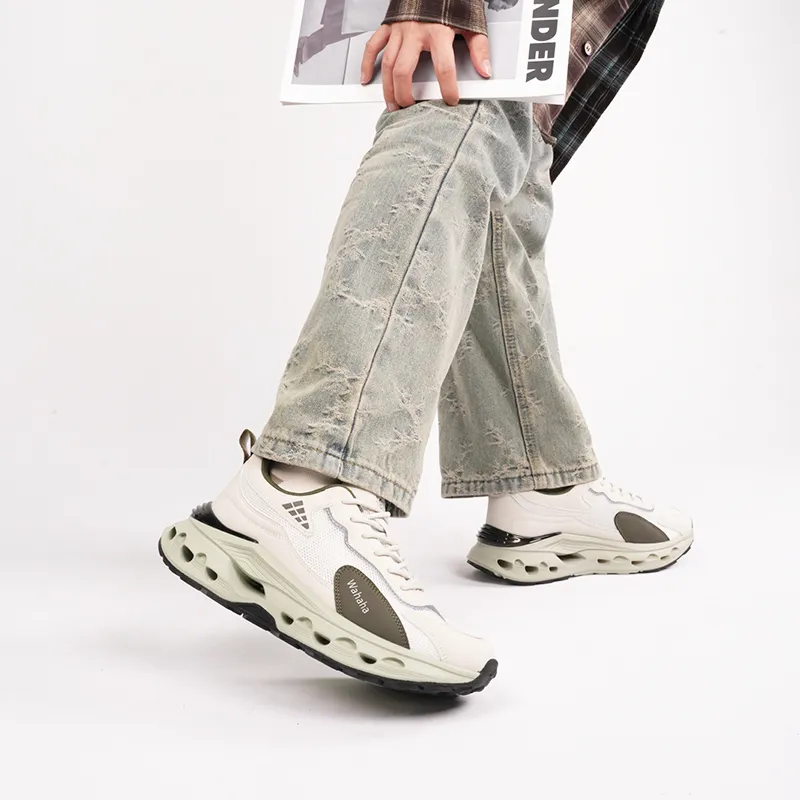 Wahaha Cushioning, Slip Resistant, Breathable, Height Increasing Low Top Casual Shoes Men's-12