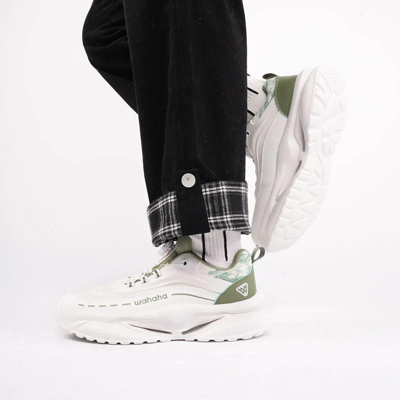 Wahaha Cushioning Abrasion Resistant Breathable Coverage Low Top Casual Shoes Men's-14