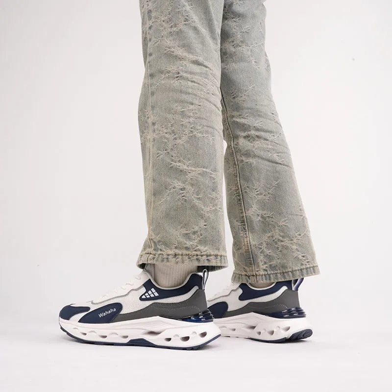Wahaha Cushioning, Slip Resistant, Breathable, Height Increasing Low Top Casual Shoes Men's-5