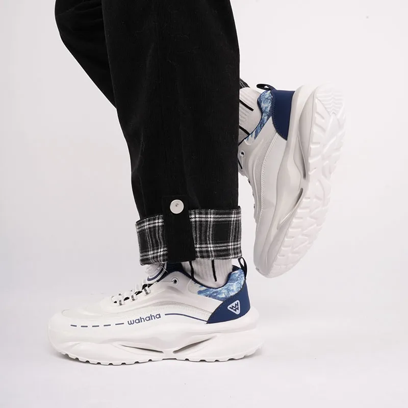 Wahaha Cushioning Abrasion Resistant Breathable Coverage Low Top Casual Shoes Men's-6
