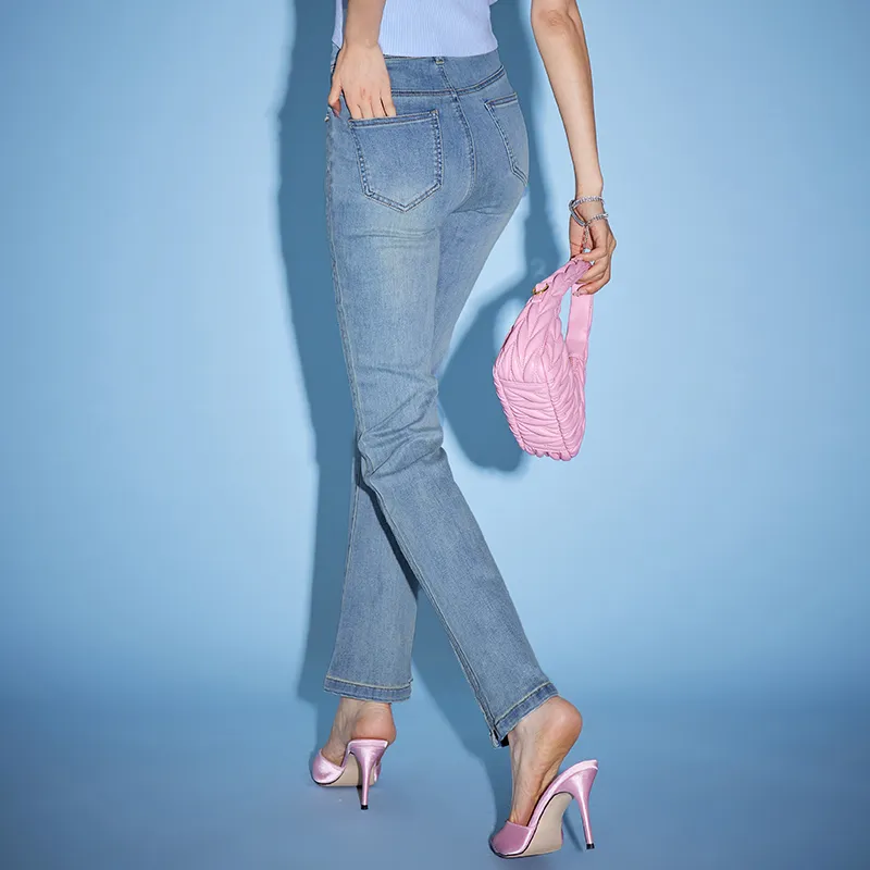 CHICHY CHICHY Jeans Women's Vintage Light Blue-2