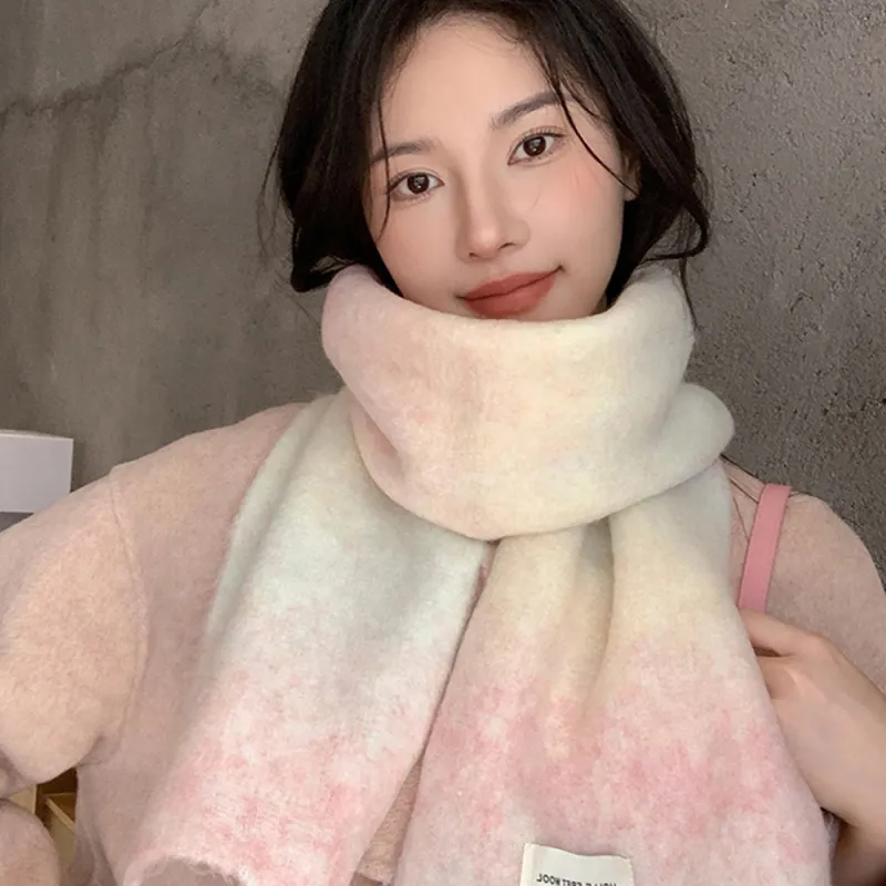 A Good Thing Wool Blend Knit Scarves Unisex-1