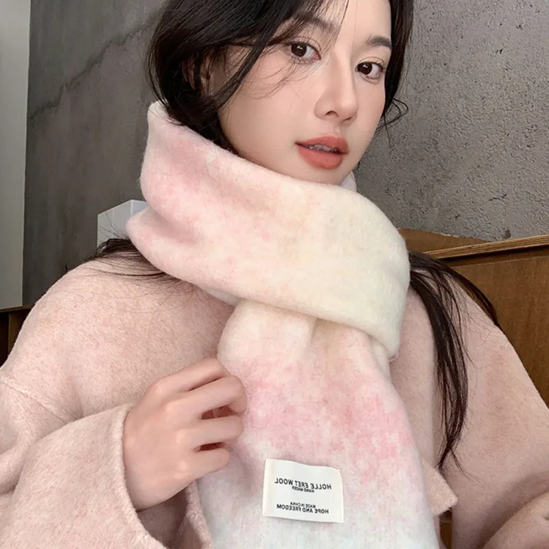 A Good Thing Wool Blend Knit Scarves Unisex-4