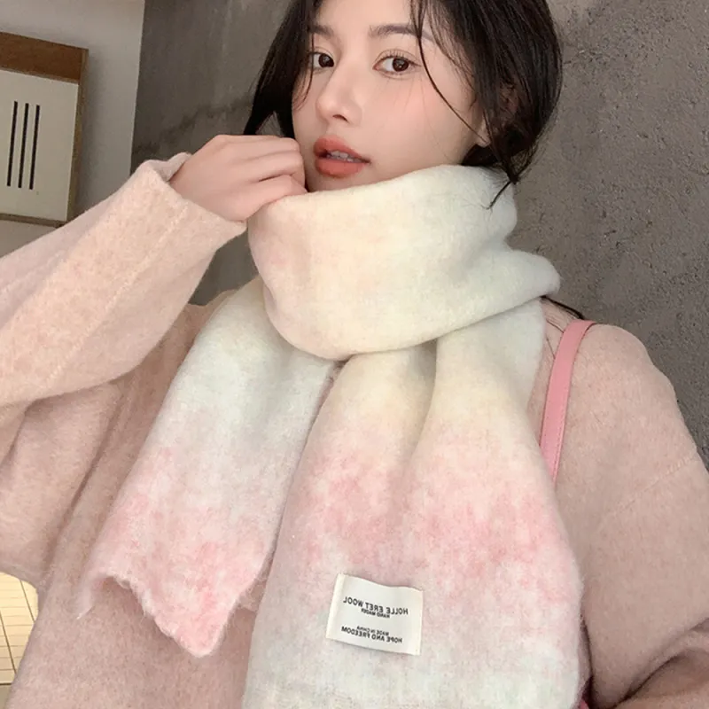 A Good Thing Wool Blend Knit Scarves Unisex-2