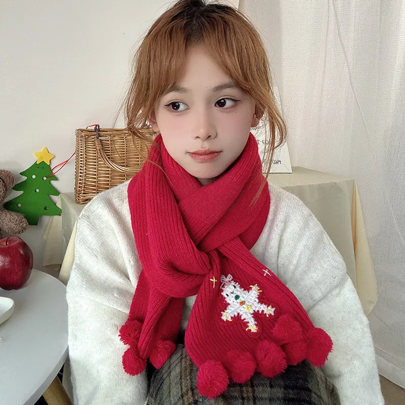 A Good Thing Faux Cashmere Knit Scarves Unisex-5