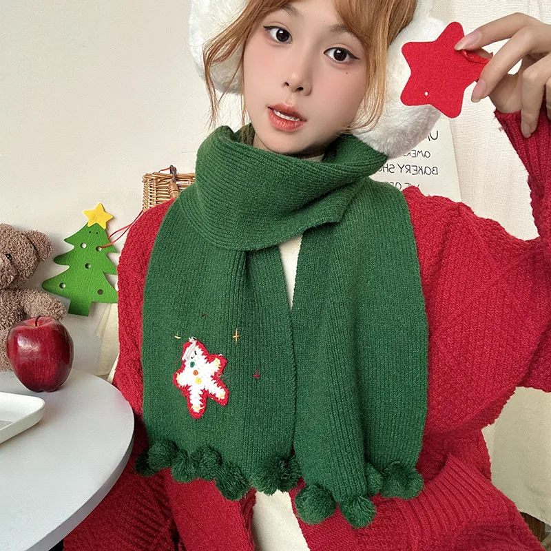 A Good Thing Faux Cashmere Knit Scarves Unisex-11