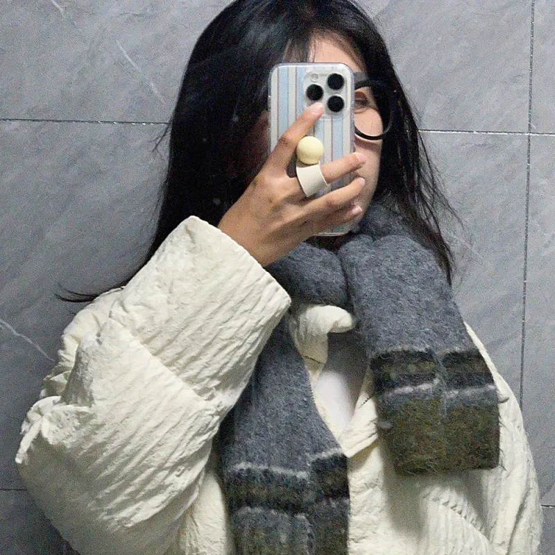 A Good Thing Knit Scarves Unisex-5