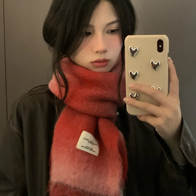 A Good Thing Wool Blend Knit Scarves Unisex-7