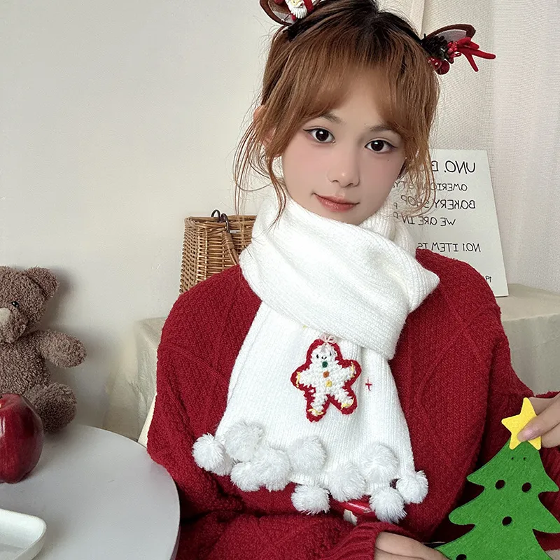 A Good Thing Faux Cashmere Knit Scarves Unisex-15