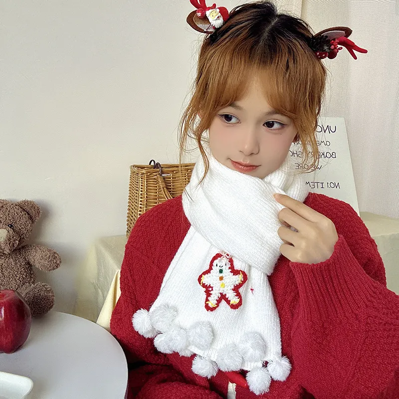 A Good Thing Faux Cashmere Knit Scarves Unisex-17