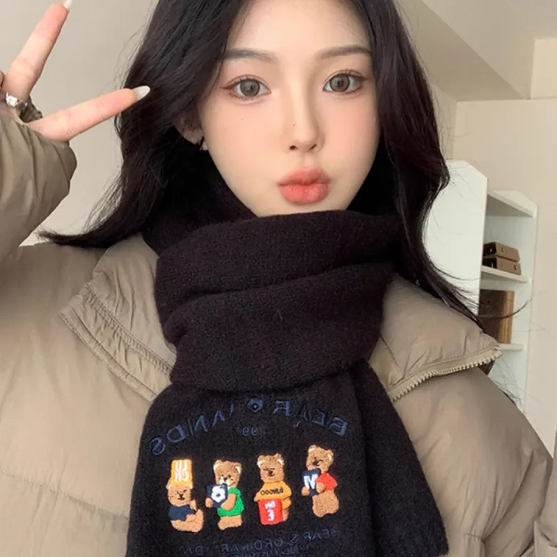 A Good Thing Knit Scarves Unisex-22