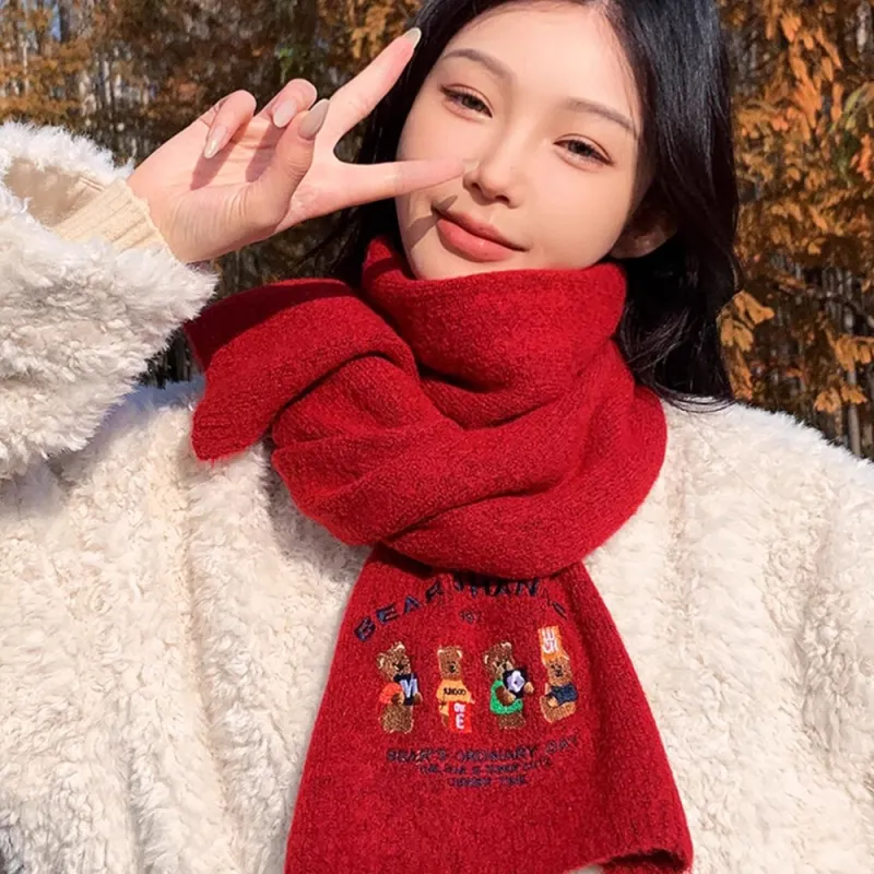 A Good Thing Knit Scarves Unisex-5