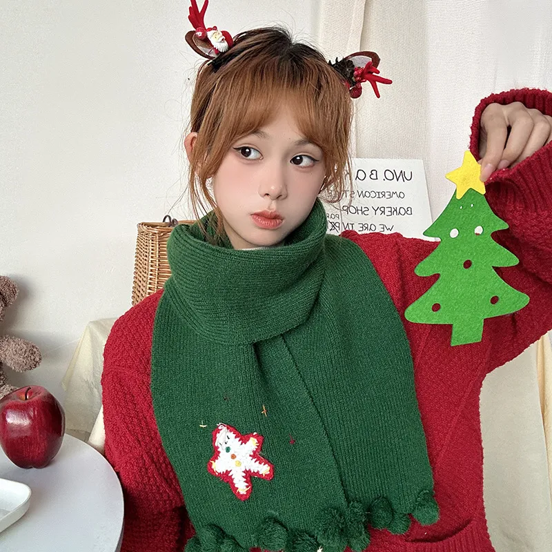 A Good Thing Faux Cashmere Knit Scarves Unisex-9